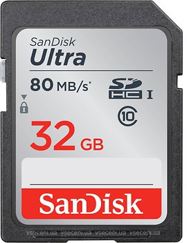 Фото SanDisk Ultra SDHC Class 10 UHS-I U1 32Gb
