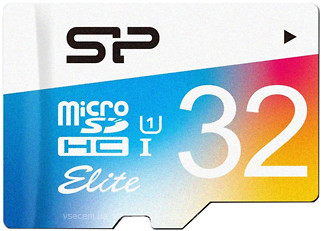 Фото Silicon Power Elite Color microSDHC Class 10 UHS-I U1 32Gb