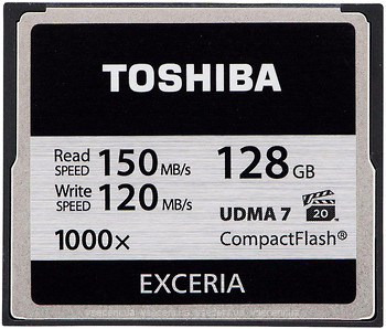 Фото Toshiba Exceria CompactFlash 1000x 128Gb
