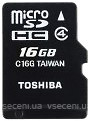 Фото Toshiba HS Standard M102 microSDHC Class 4 16Gb