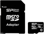 Фото Silicon Power Superior microSDHC Class 10 UHS-I U1 16Gb (SP016GBSTH010V10SP)