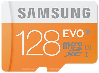 Фото Samsung Evo microSDXC Class 10 UHS-I U1 128Gb