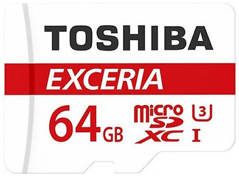 Фото Toshiba Exceria M302 microSDXC Class 10 UHS-I U3 64Gb