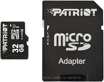 Фото Patriot LX microSDHC Class 10 UHS-I 40MB/s 32Gb (PSF32GMCSDHC10)