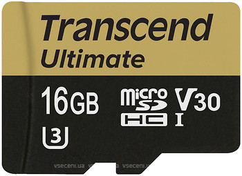Фото Transcend Ultimate microSDHC UHS-I U3 V30 16Gb