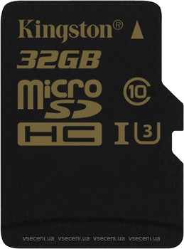 Фото Kingston Gold microSDHC Class 10 UHS-I U3 32Gb
