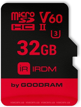 Фото GoodRAM IRDM microSDHC UHS-II U3 V60 32Gb