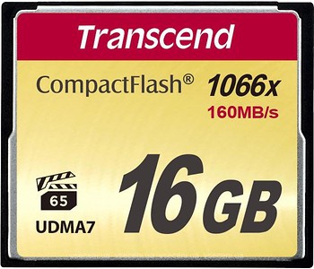 Фото Transcend Ultimate CompactFlash 1066x 16Gb