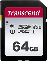 Фото Transcend 300S SDXC Class 10 UHS-I U3 V30 64Gb (TS64GSDC300S)