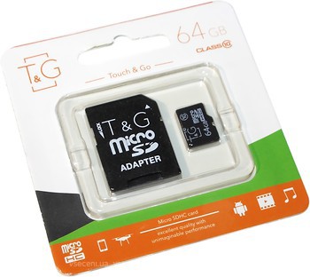 Фото T&G microSDHC Class 10 UHS-I 64Gb (TG-64GBSDCL10-01)