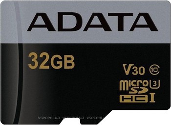 Фото ADATA Premier Pro microSDHC Class 10 UHS-I U3 V30G 32Gb