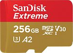 Фото SanDisk Extreme microSDXC Class 10 UHS-I U3 V30 A2 256Gb