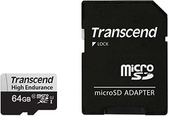 Фото Transcend High Endurance 350V microSDXC Class 10 UHS-I 64Gb (TS64GUSD350V)