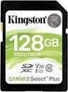 Фото Kingston Canvas Select Plus SDXC Class 10 UHS-I U3 V10 128Gb (SDS2/128GB)