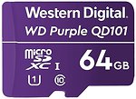 Фото Western Digital Purple QD101 microSDXC Class 10 UHS-I U1 64Gb (WDD064G1P0C)