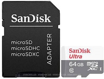 Фото SanDisk Ultra Light microSDXC UHS-I Class 10 64Gb (SDSQUNR-064G-GN3MA)