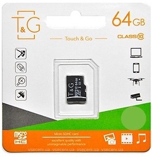 Фото T&G microSDXC Class 10 UHS-I U1 64Gb (TG-64GBCL10-00)
