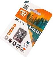 Фото Mibrand MicroSDXC Class 10 UHS-I U1 64Gb (MICDXU1/64GB-A)