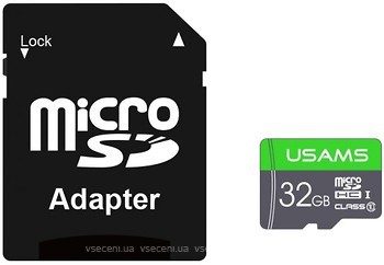 Фото Usams US-ZB118 microSDHC Class 10 UHS-I 32Gb