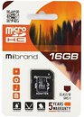 Фото Mibrand MicroSDHC Class 10 UHS-I U1 16Gb (MICDHU1/16GB-A)