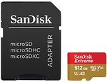 Фото SanDisk Extreme microSDXC Class 10 UHS-I U3 V30 A2 512Gb
