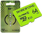 Фото Borofone MicroSDXC Class 10 UHS-I 64Gb