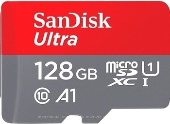 Фото SanDisk Ultra microSDXC Class 10 UHS-I A1 128Gb (SDSQUA4-128G-GN6MN)