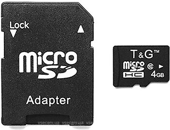 Фото T&G microSDHC Class 10 UHS-I 4Gb (TG-4GBSDCL10-01)