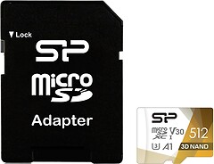Фото Silicon Power Superior Pro Colorful microSDXC Class 10 UHS-I U3 512Gb (SP512GBSTXDU3V20AB)