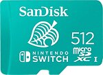 Фото SanDisk For Nintendo Switch microSDXC UHS-I U3 512Gb (SDSQXAO-512G-GNCZN)