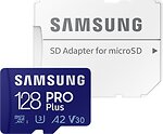 Фото Samsung Pro+ microSDXC Class 10 UHS-I U3 V30 A2 128Gb (MB-MD128KA)