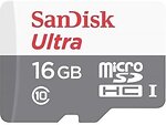 Фото SanDisk Ultra microSDHC Class 10 UHS-I 16Gb (SDSQUNS-016G-GN3MN)