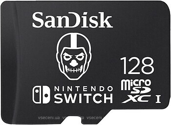 Фото SanDisk For Nintendo Switch microSDXC UHS-I U3 128Gb (SDSQXAO-128G-GN6ZG)