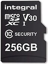 Фото Integral Security microSDXC 256Gb Class 10 UHS-I U3 A1 V30 (INMSDX256G10-SEC)