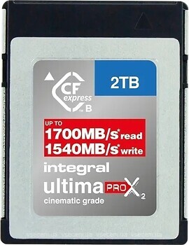 Фото Integral UltimaPro X2 CFexpress Cinematic Type 2.0 Card 2Tb (INCFE2TB1700/1540)