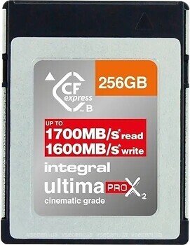 Фото Integral UltimaPro X2 CFexpress Cinematic Type 2.0 Card 256Gb (INCFE256G1700/1600/S400)