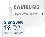 Фото Samsung Evo Plus microSDXC Class 10 UHS-I U3 V30 128Gb (MB-MC128KA/EU)