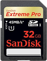 Фото SanDisk Extreme Pro SDHC UHS-I Class 10 32Gb (SDSDXP1-032G-X46)