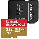 Фото SanDisk Extreme Plus microSDHC UHS-I U3 32Gb (SDSQXBG-032G-GN6MA)