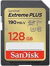 Фото SanDisk Extreme Plus SDXC Class 10 UHS-I U3 V30 128Gb (SDSDXWA-128G-GNCIN)