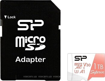 Фото Silicon Power Superior microSDXC Class 10 UHS-I U3 V30 A1 1024Gb (SP001TBSTXDV3V20SP)