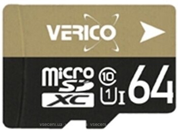 Фото Verico microSDXC Class 10 UHS-I 64Gb (1MCOV-MDX963-NN)