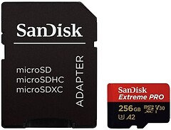 Фото SanDisk Extreme Pro microSDXC Class 10 UHS-I U3 V30 A2 256Gb (SDSQXCY-256G-GN6MA)