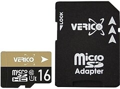 Фото Verico microSDHC Class 10 UHS-I 16Gb (1MCOV-MAH9G3-NN)