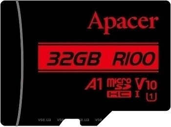 Фото Apacer R100 microSDHC Class 10 UHS-I 32Gb (AP32GMCSH10UB-RA)