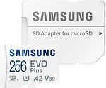 Фото Samsung Evo Plus microSDXC Class 10 UHS-I U3 256Gb (MB-MC256SA/EU)