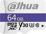 Фото Dahua C100 microSDXC Class 10 UHS-I U3 V30 64Gb (DHI-TF-C100/64GB)