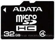 Фото ADATA microSDHC Class 4 32Gb
