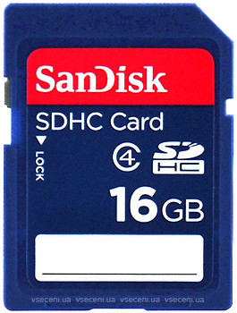 Фото SanDisk SDHC Class 4 16Gb