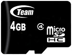 Фото Team Group microSDHC Class 4 4Gb (TUSDH4GCL402)